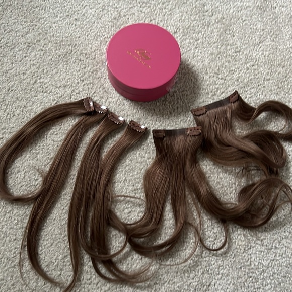 Luxy Hair Extensions in Ash Brown - Picture 2 of 5